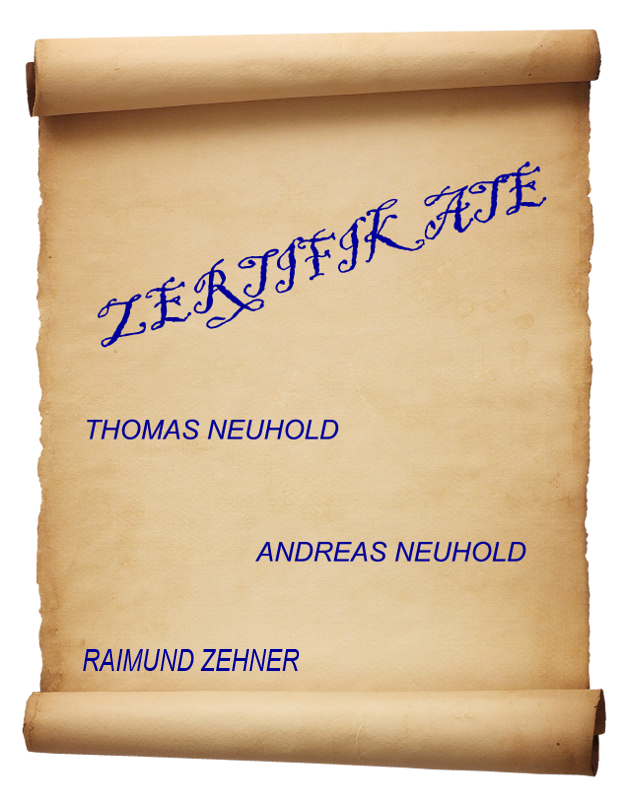 Zertifikate